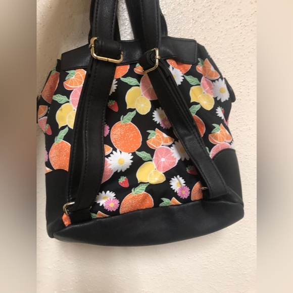 Juicy Couture Black Citrus Forbidden Fruit Backpack - Picture 6 of 13